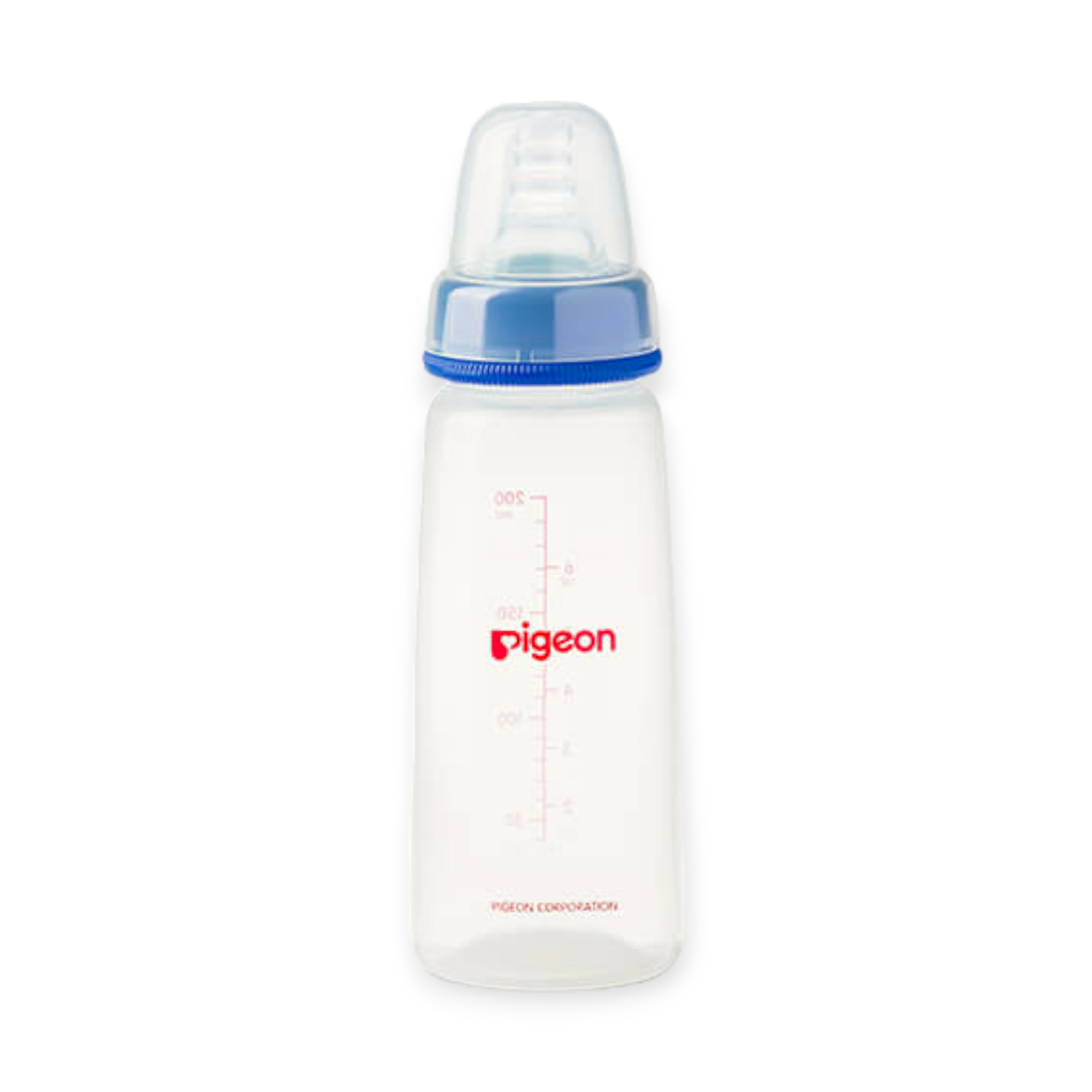 Pigeon Slim Neck Plastic Bottle Clear Cap 200 ml