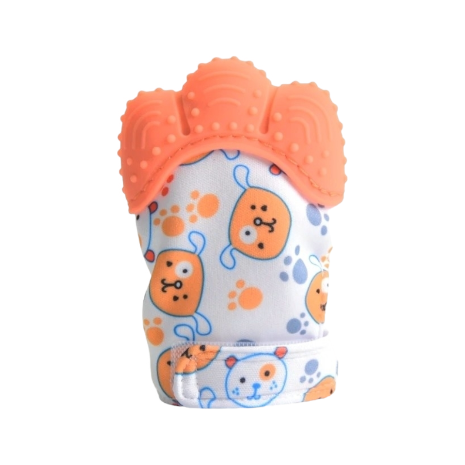 Baby Gum Teething Mittens - Bear