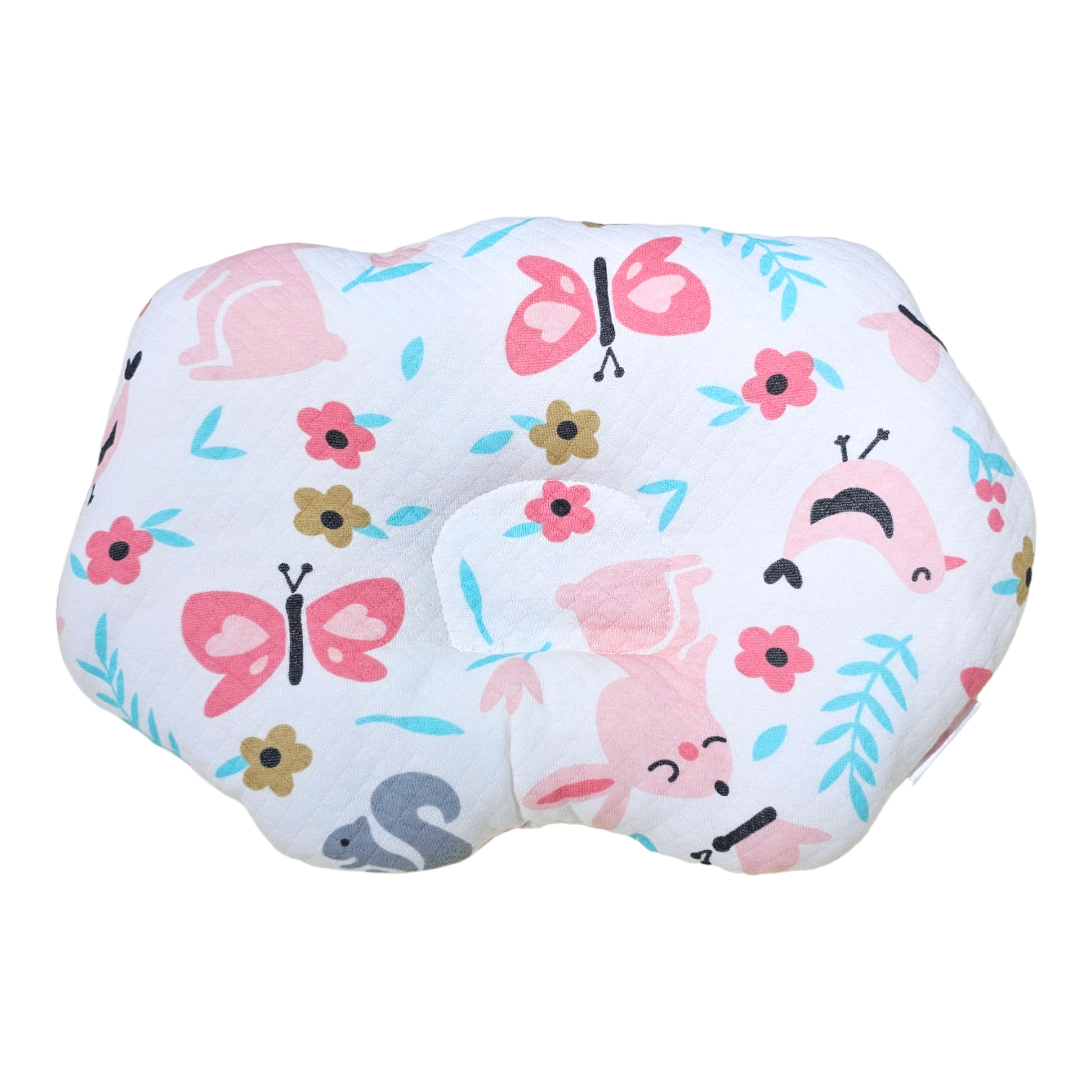 Quilted Baby Pillow - Unicorn/Butterfly