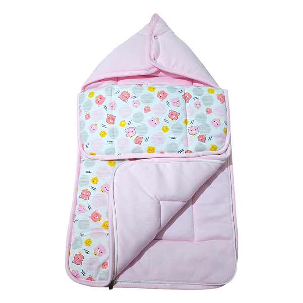 Baby Hooded Sleeping Bag with Zipper (Assorted)