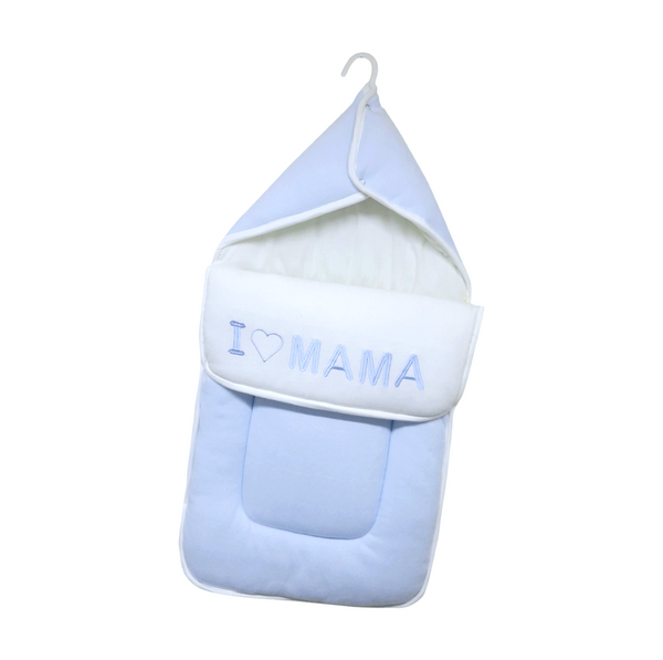 I Love Mama Sleeping Bag with Side-Opening Zipper