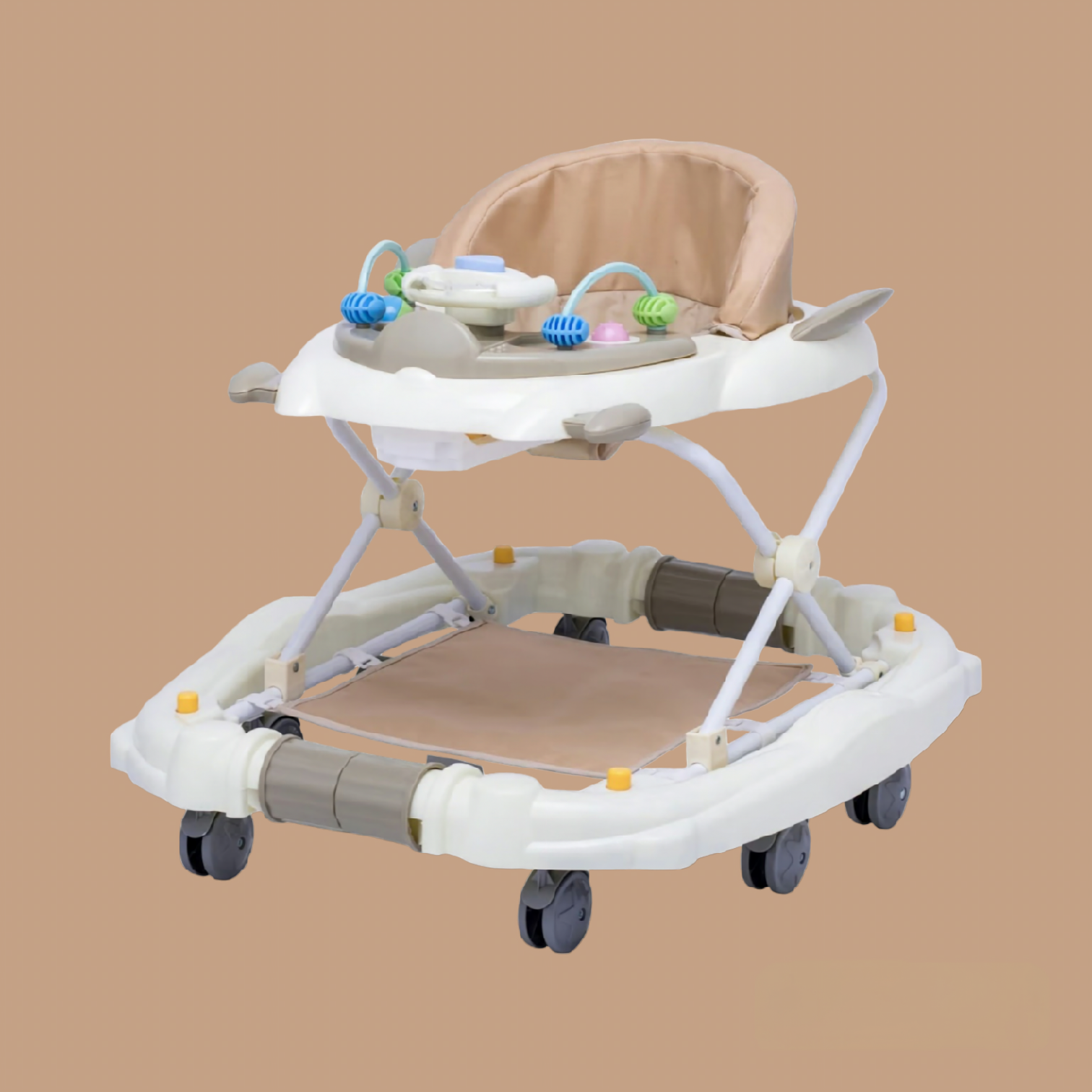 Multi Functional Baby Walker 4 in 1 (Beige)