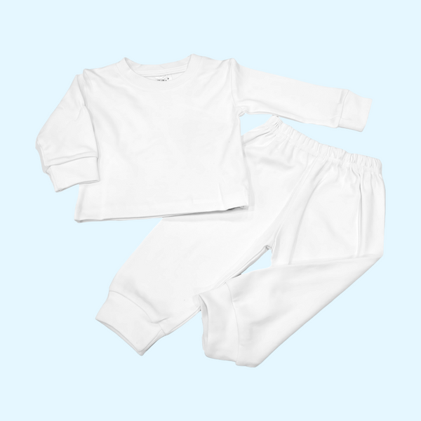 Baby Round-Neck Pajamas Set 0-12M