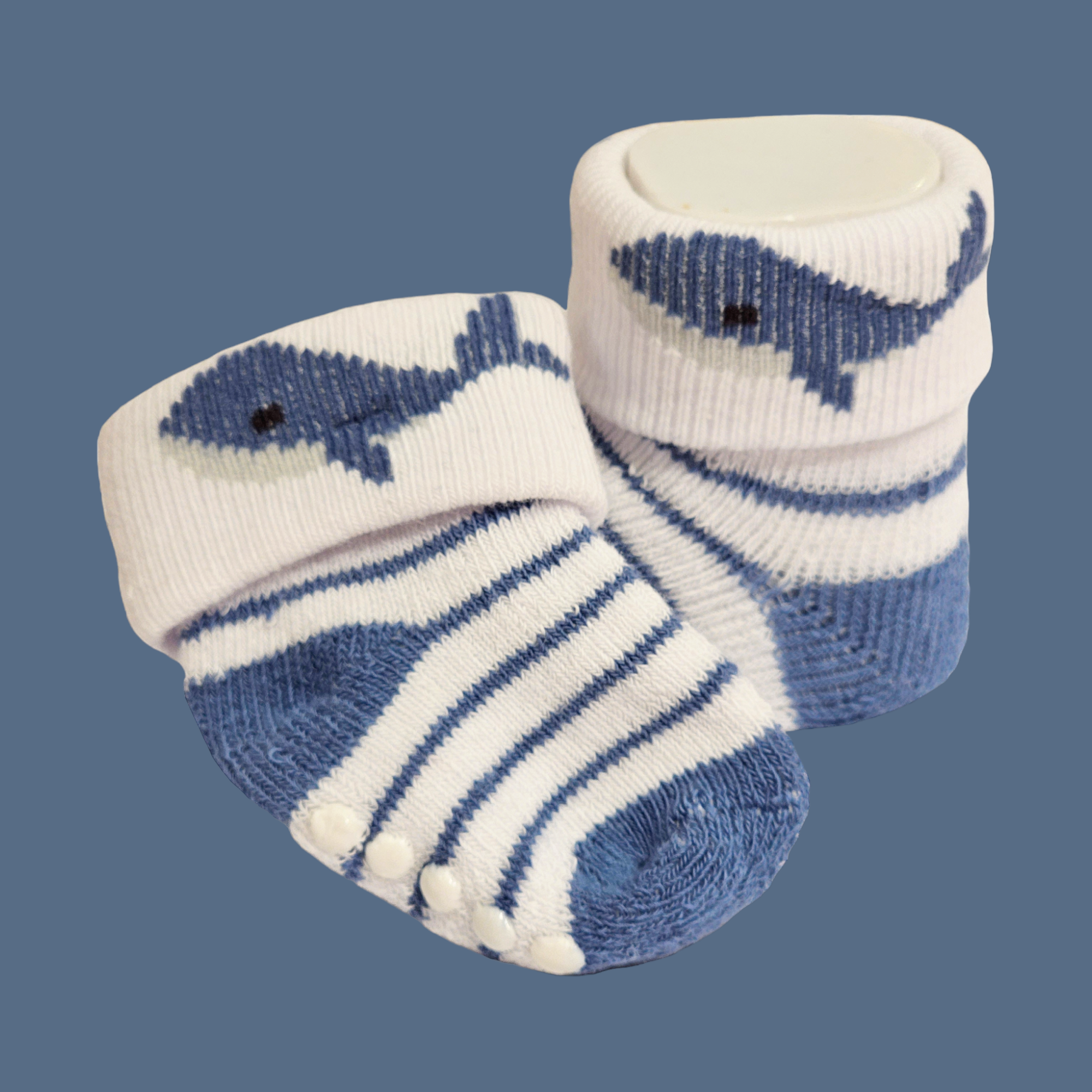 Hudson Pack of 3 Baby Boy Socks (0-6M)