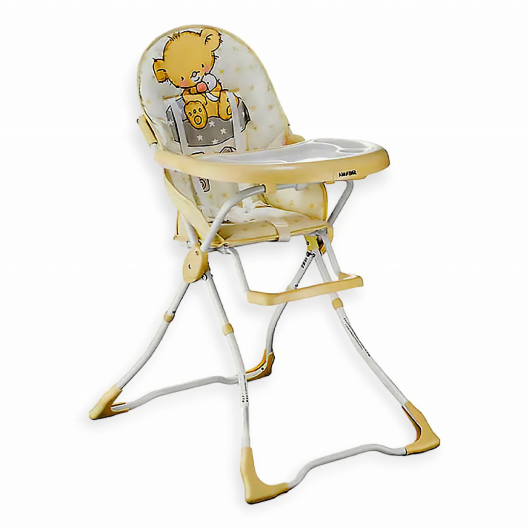 Baby High Chair Foldable (Beige)