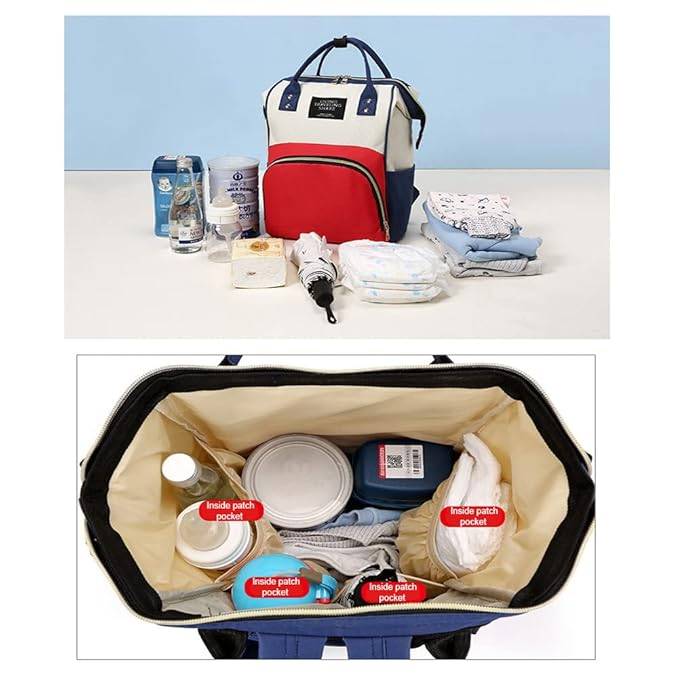 UmmiGo™- Large Capacity Diaper Backpack – Waterproof, Multi-Pocket & Stroller-Ready
