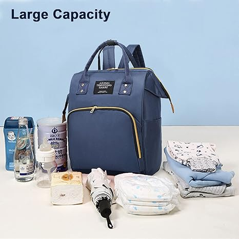 UmmiGo™- Large Capacity Diaper Backpack – Waterproof, Multi-Pocket & Stroller-Ready