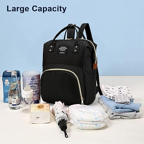 UmmiGo™- Large Capacity Diaper Backpack – Waterproof, Multi-Pocket & Stroller-Ready