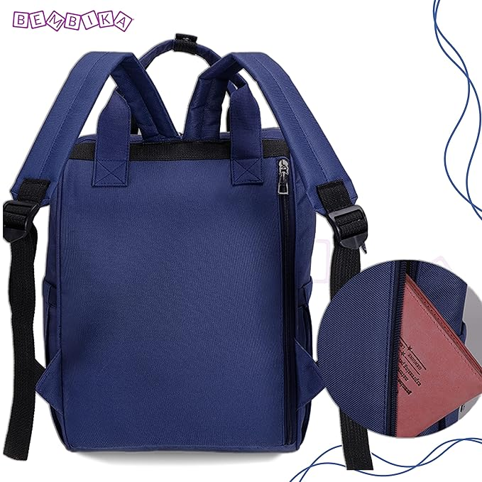UmmiGo™ Teddy Diaper Backpack – Spacious, USB-Ready & Waterproof for On-the-Go Moms