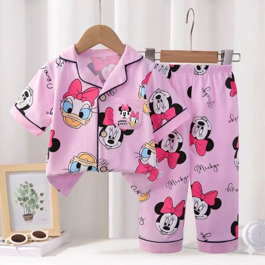 Daisy Duck Front Open Pyjama- 1 to 9 years