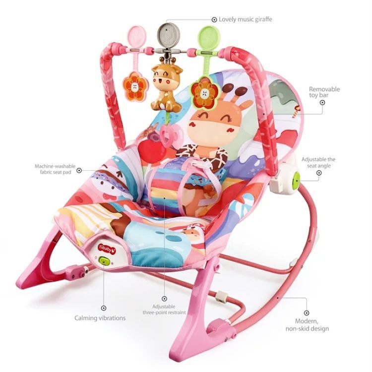 TiTiBaby Infant Toddler Rocker - Giraffe