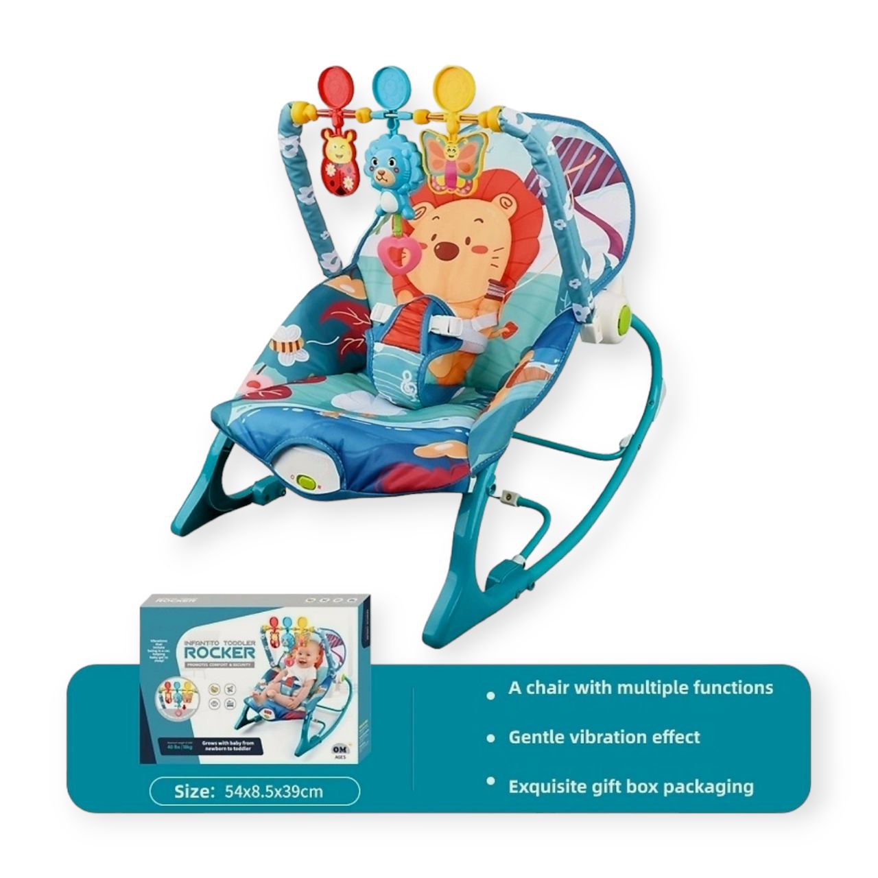 TiTiBaby Infant Toddler Rocker - Lion