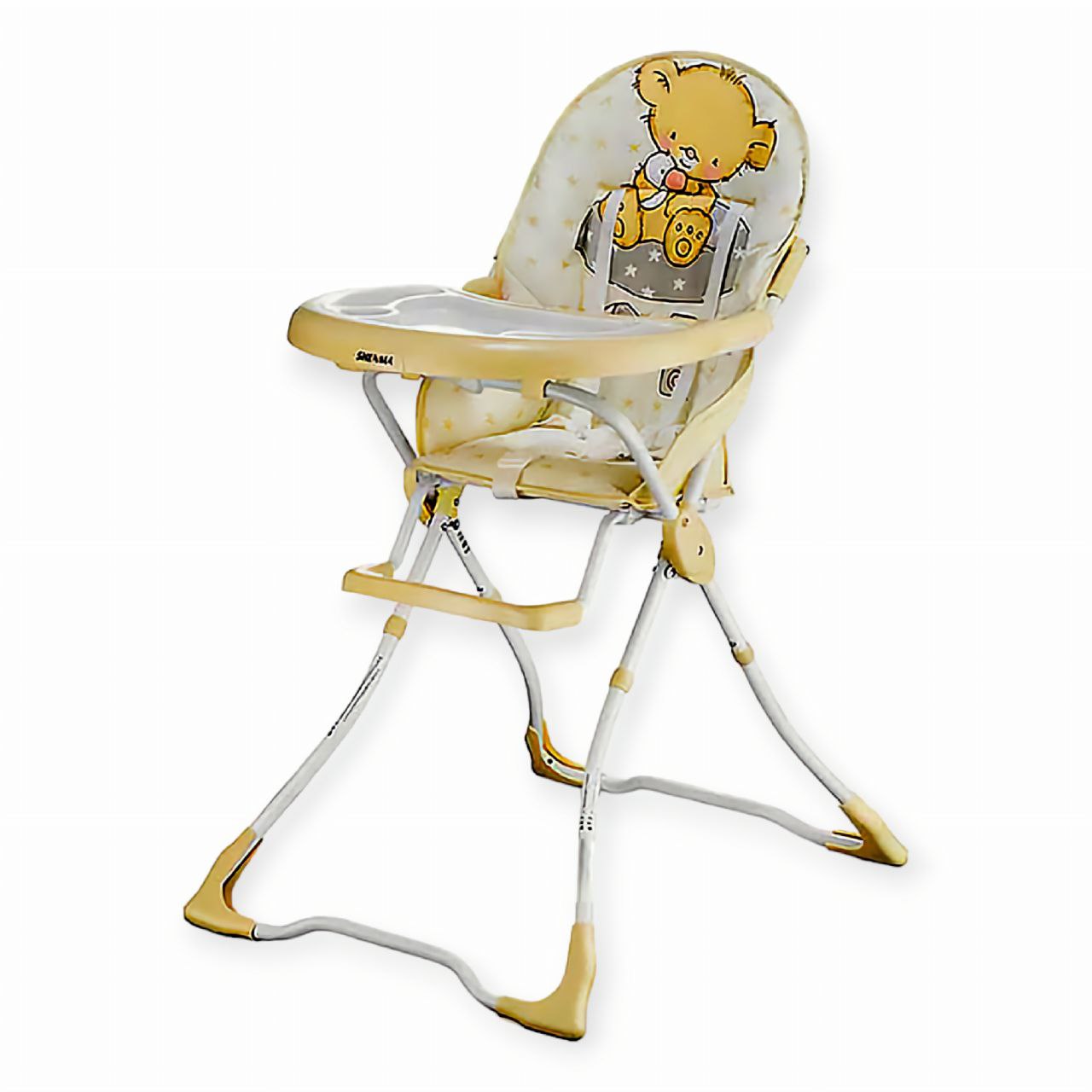 Baby High Chair Foldable (Beige)