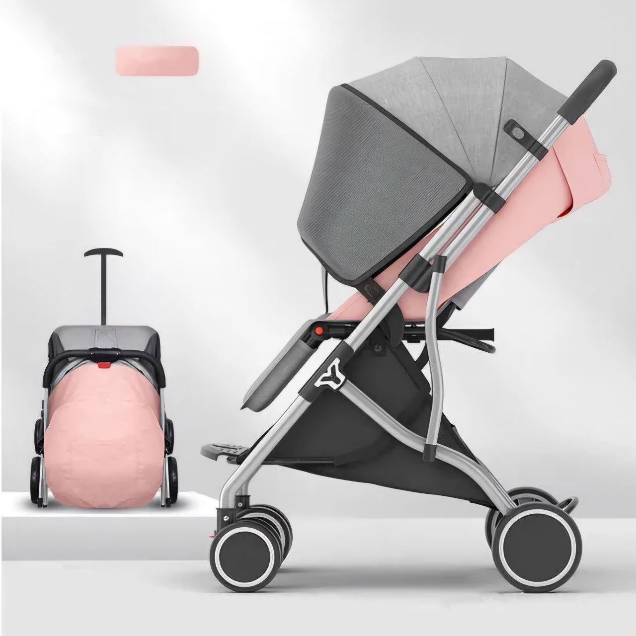 Baby Travel Stroller - Pink