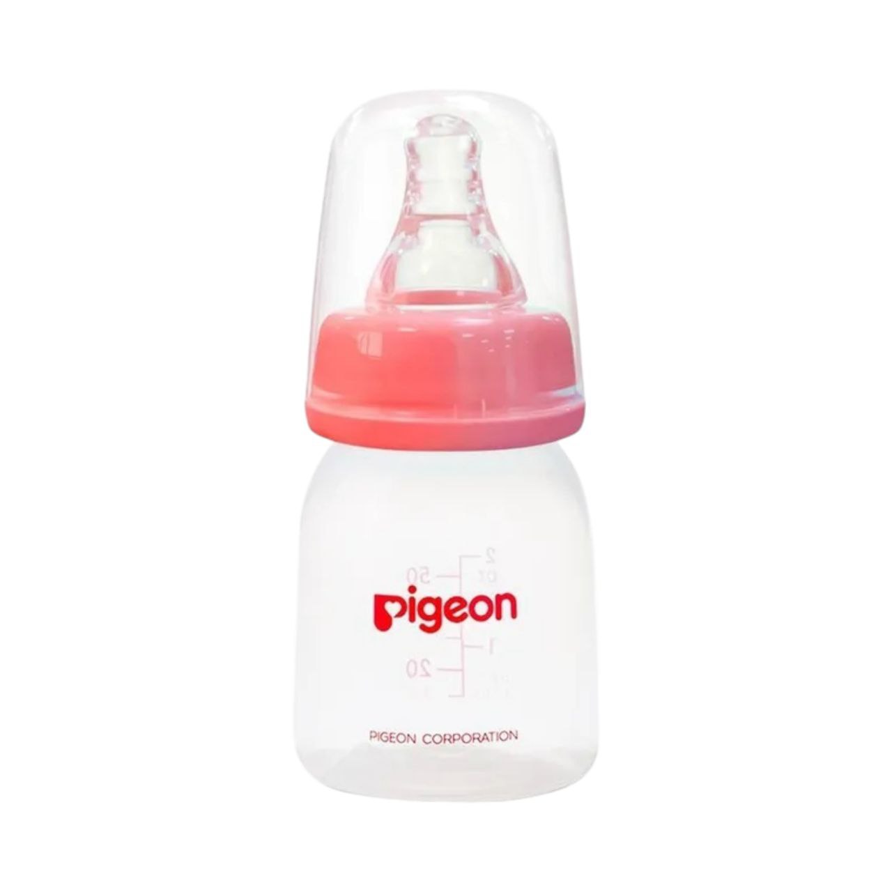 Pigeon Slim Neck Plastic Bottle Clear Cap 50 ml