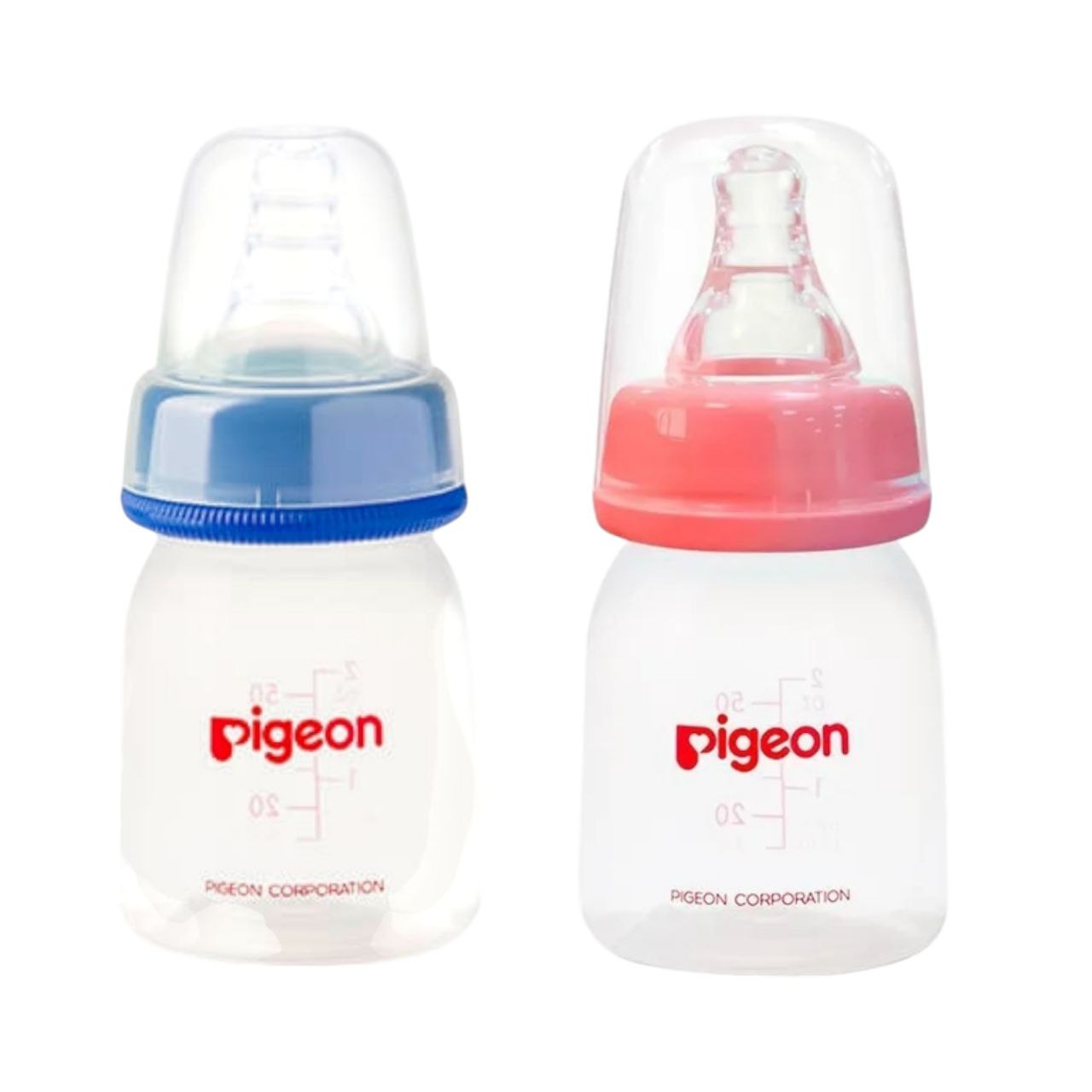 Pigeon Slim Neck Plastic Bottle Clear Cap 50 ml