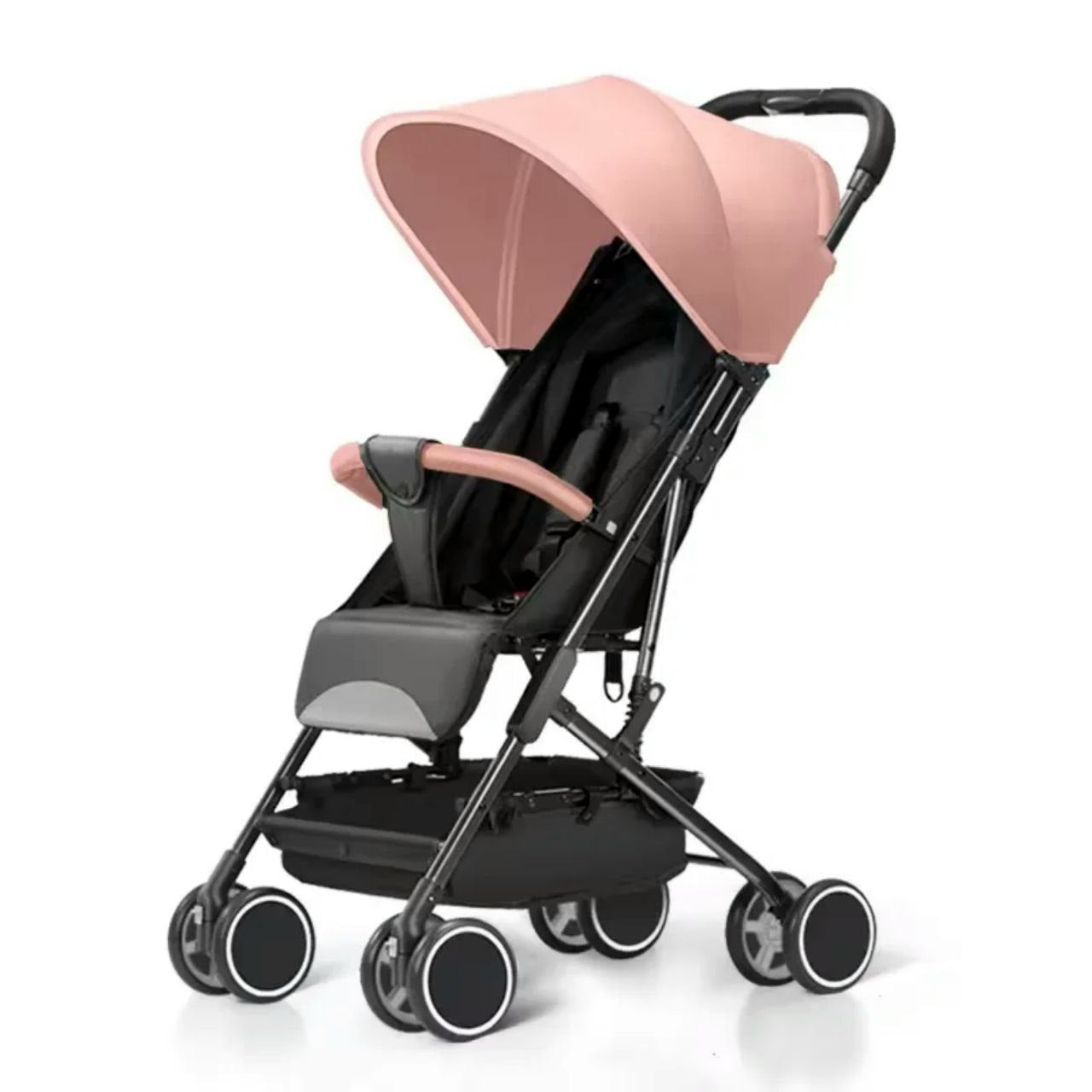 SwiftRide Yoga Lite Cabin Stroller –Beige | One-Second Fold, Travel-Ready Comfort