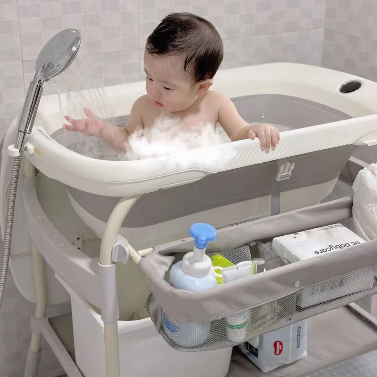 POPYPAPA 5-in-1 Baby Changing Table – Smart, Safe & Space-Saving