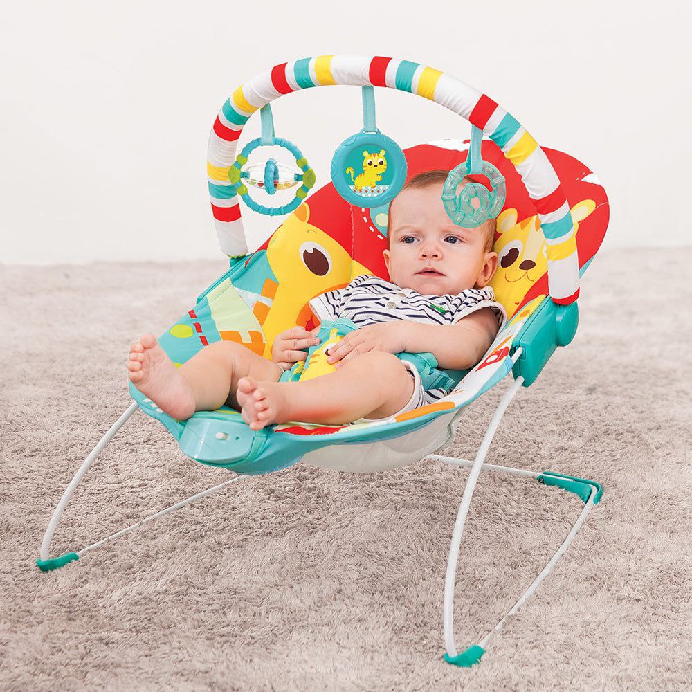 Mastela Musical & Soothing Vibration Bouncer - Tiger