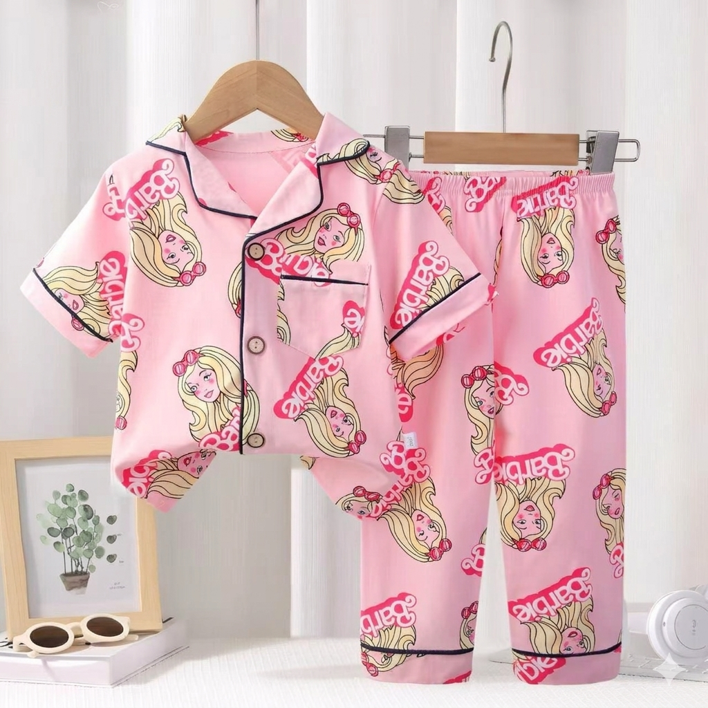 Barbie Girls Front Open Pyjama- 1 to 9 years