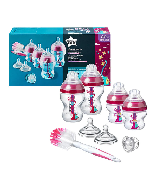 Tommee Tippee Advanced Anti-Colic Starter Bottle Kit- Girl