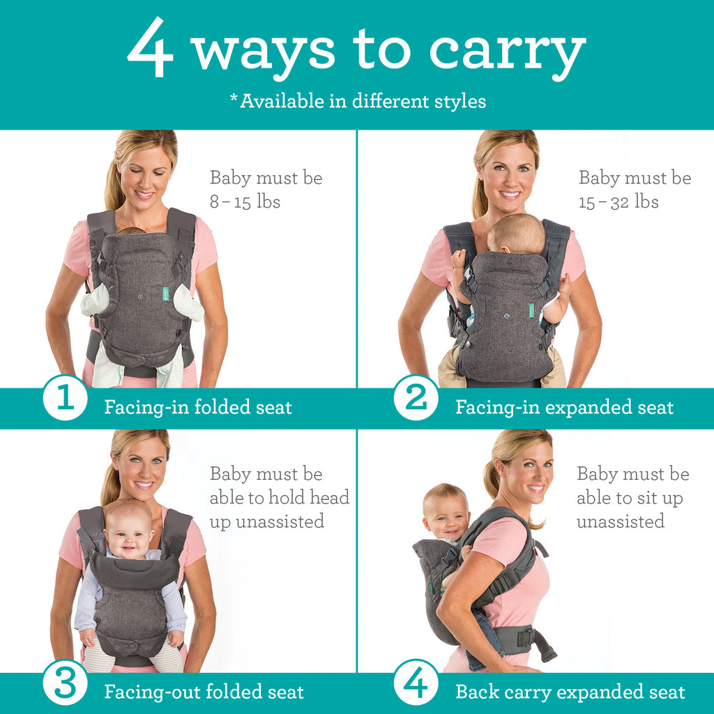 INFANTINO -  Flip Advance 4-in-1 Convertible Carrier