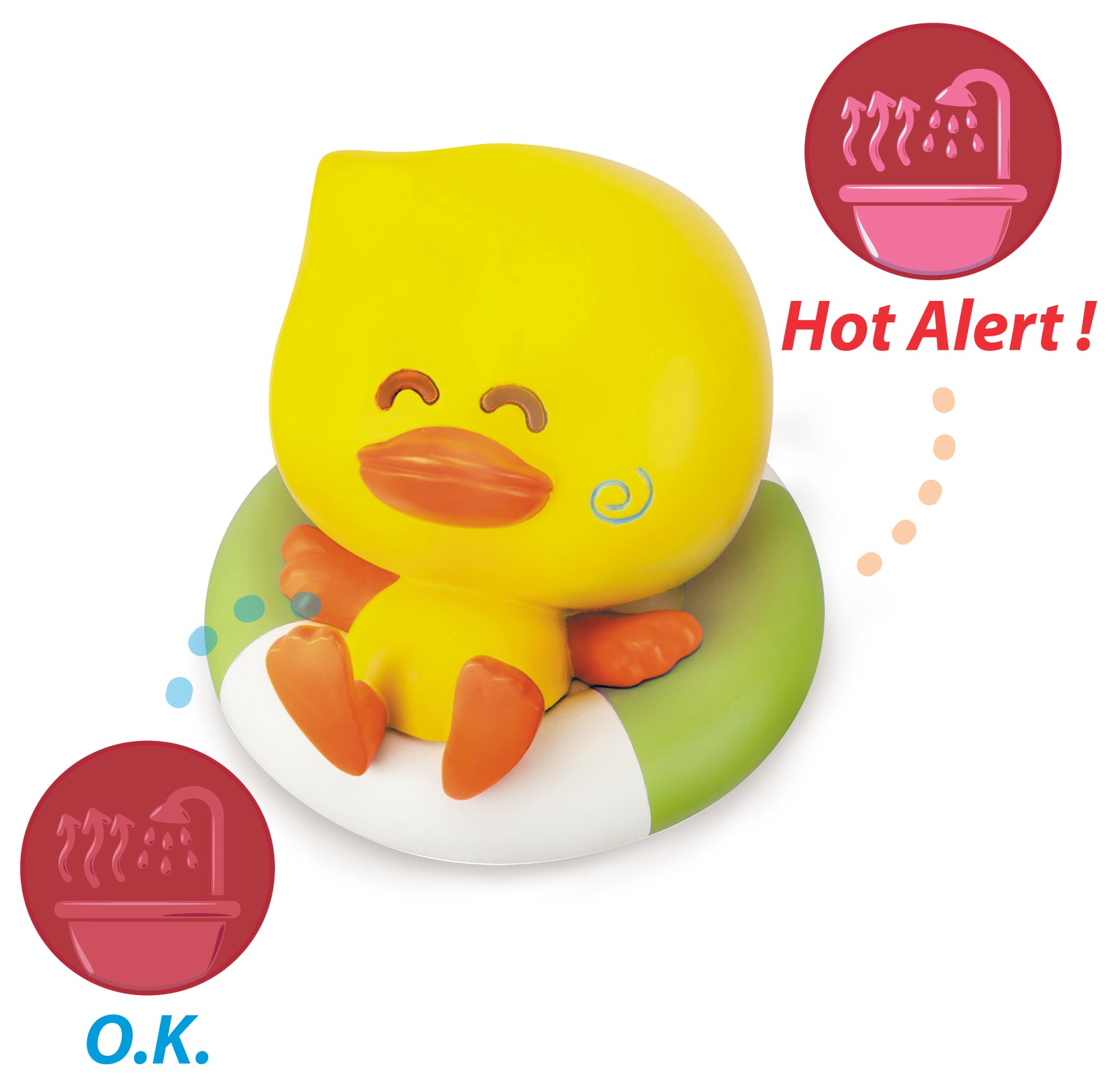 Infantino - Bath Duck Squirt & Temperature Tester