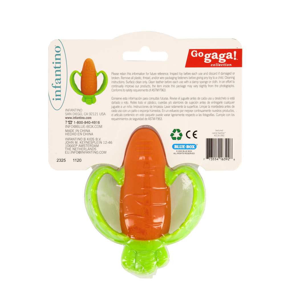 Infantino - Good Bites Textured Carrot Teether