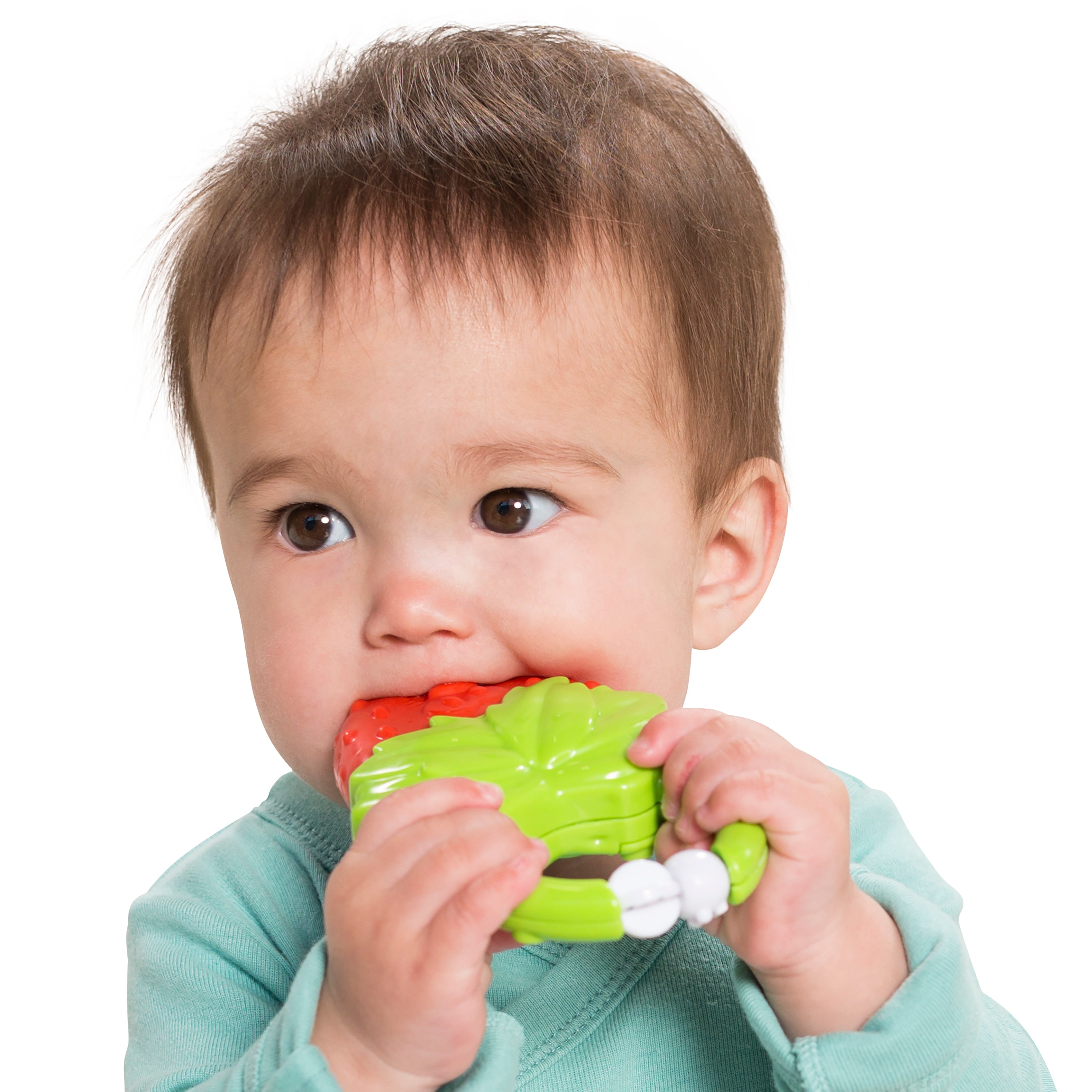 INFANTINO- Vibrating Teether - Strawberry