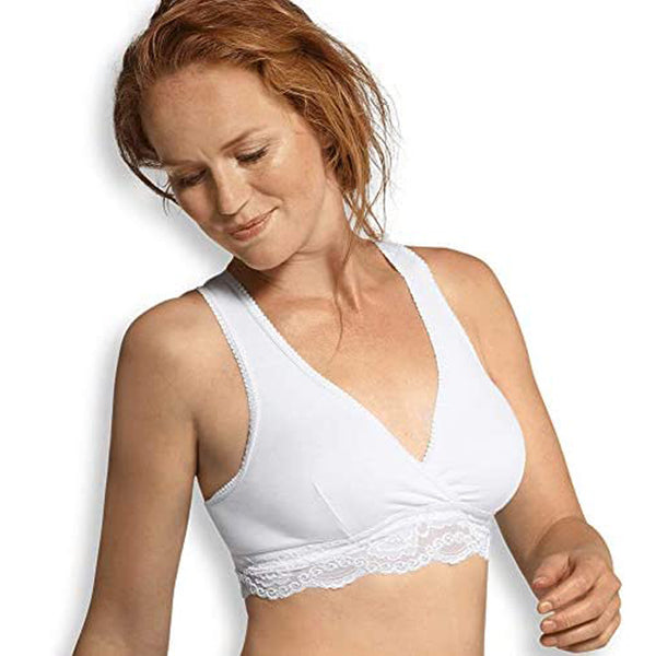 Carriwell Crossover Sleeping & Nursing Bra - White (Extra Large)