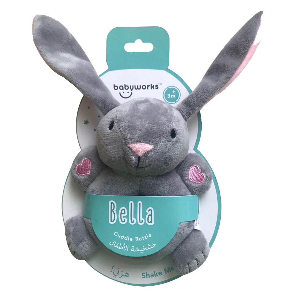 Baby Works - Bibibaby Cuddle Rattle (Bella The Bunny)