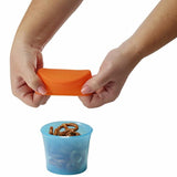 Boon - SNUG Snack Containers With Stretchy Silicone Lids -Girl