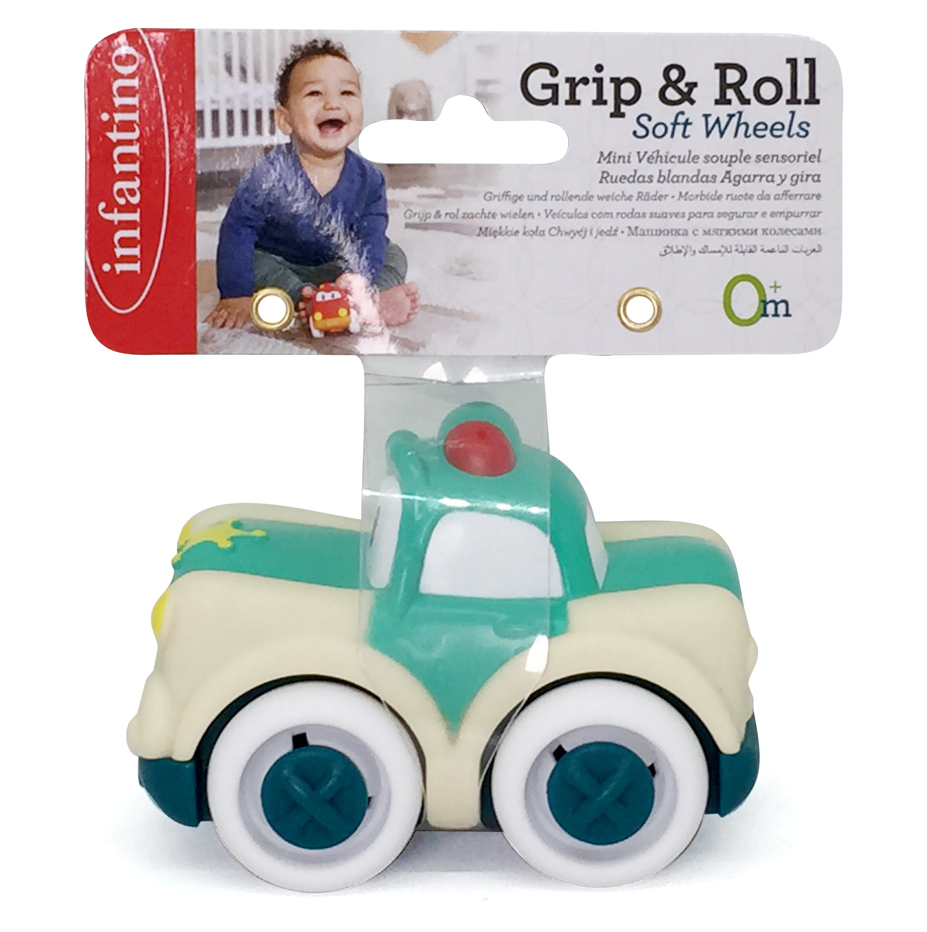 Infantino - Grip & Roll Soft Wheels - Police Car