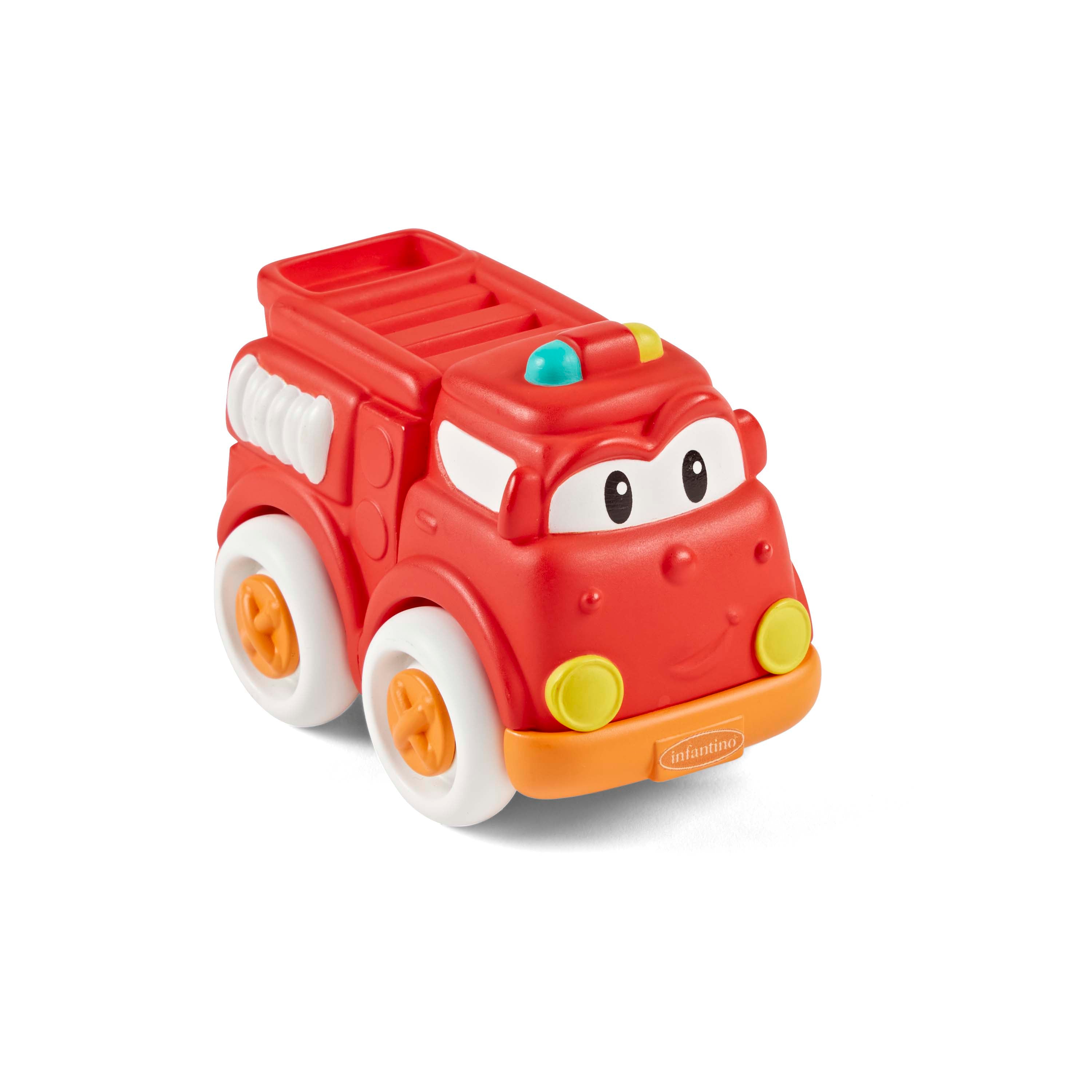 Infantino - Grip & Roll Soft Wheels - Fire Engine