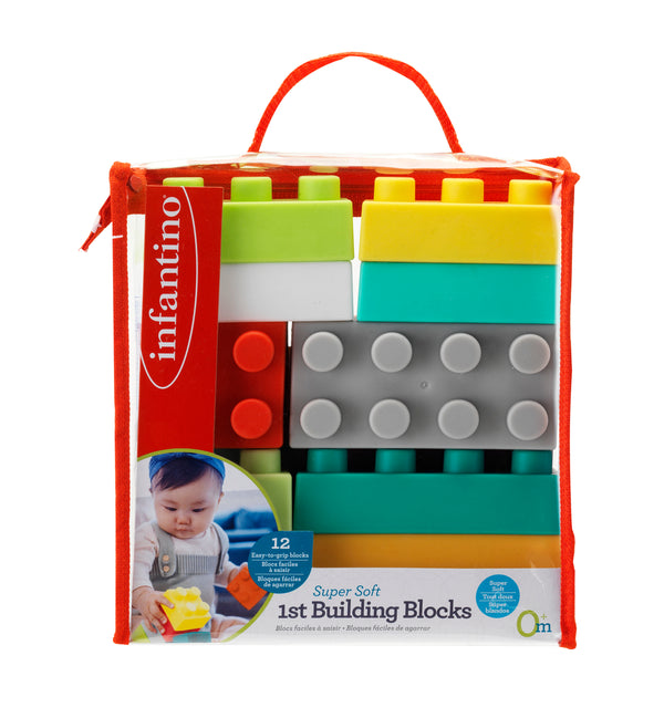 Infantino - Super Soft 1ST Building Blocks