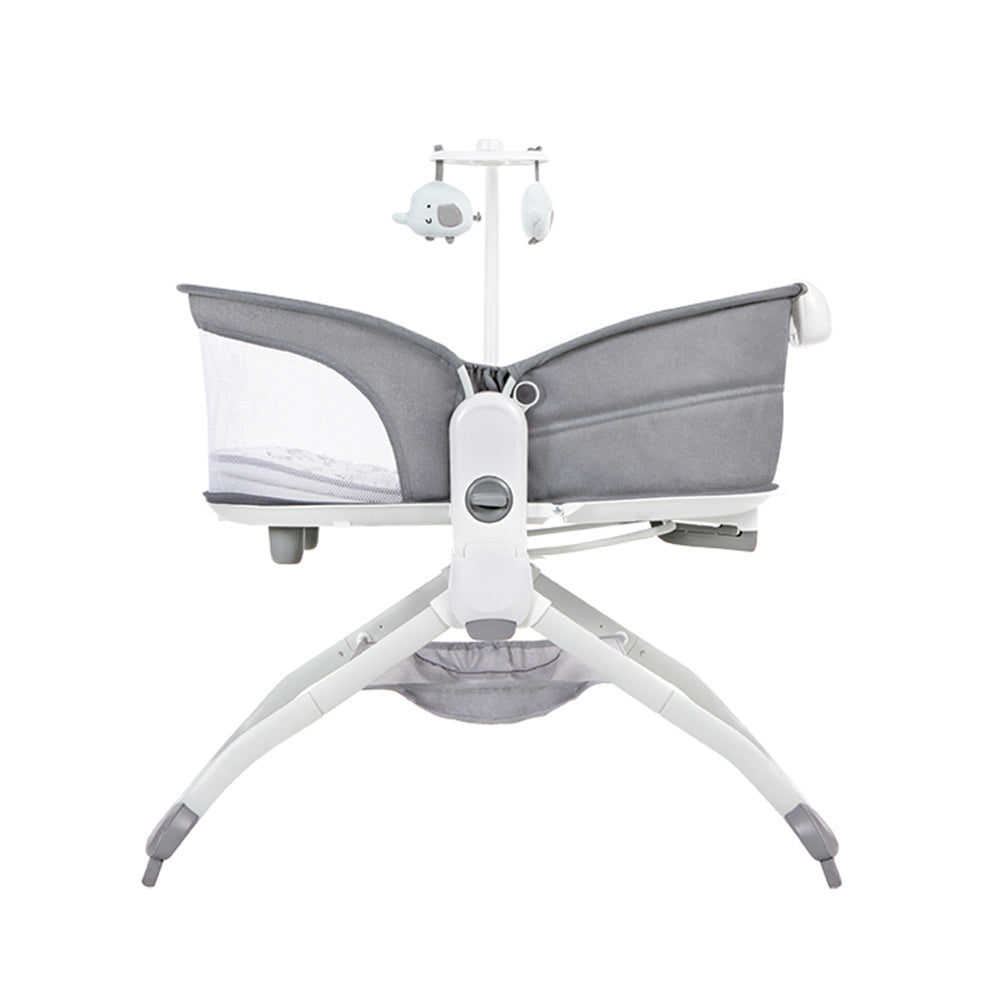 6 in 1 Deluxe Multi Functional Bassinet Grey Zebra