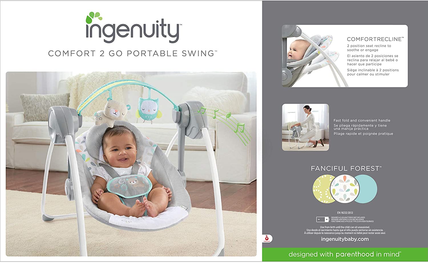 INGENUITY Comfort 2 Go Swing (GREY)