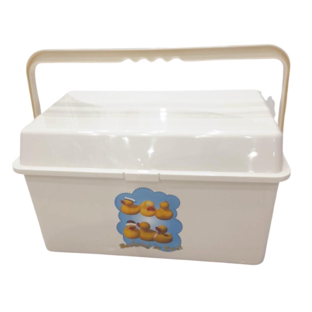 Baby Storage Box - (Blue/Pink/Off-White)