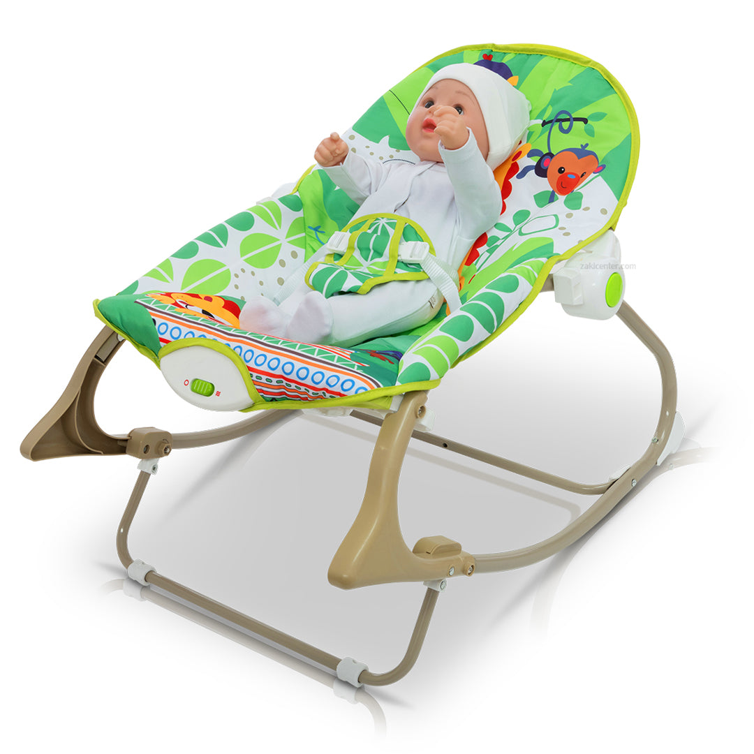 Baby Rocking Chair + Vibration - Giraffe