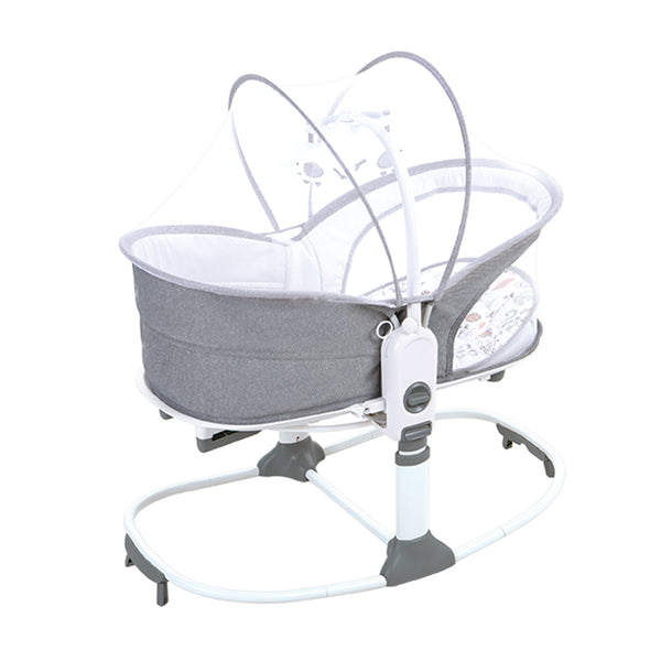 6 in 1 Deluxe Multi Functional Bassinet Grey Tiger