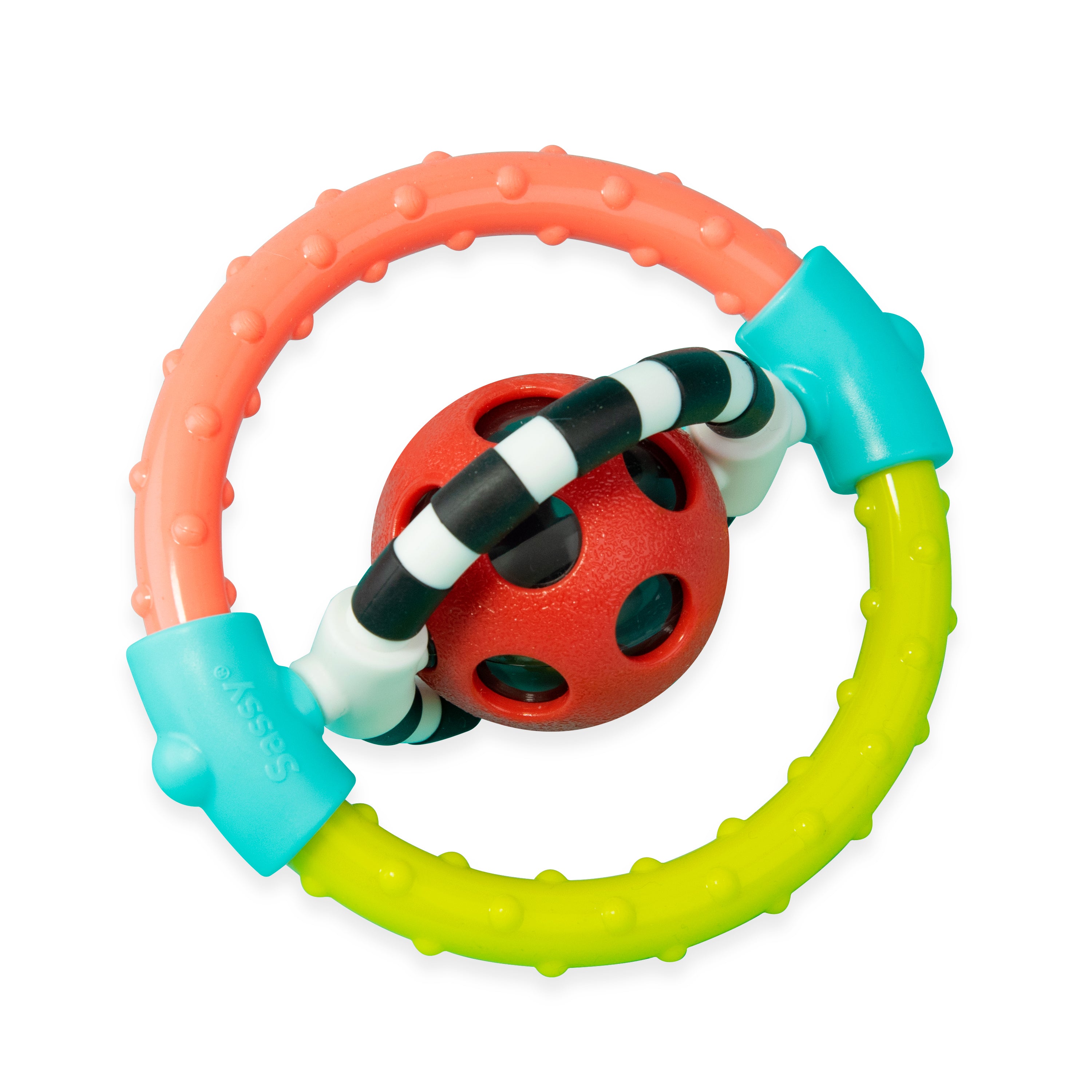 Sassy - Spin & Chew Flexible Ring Rattle