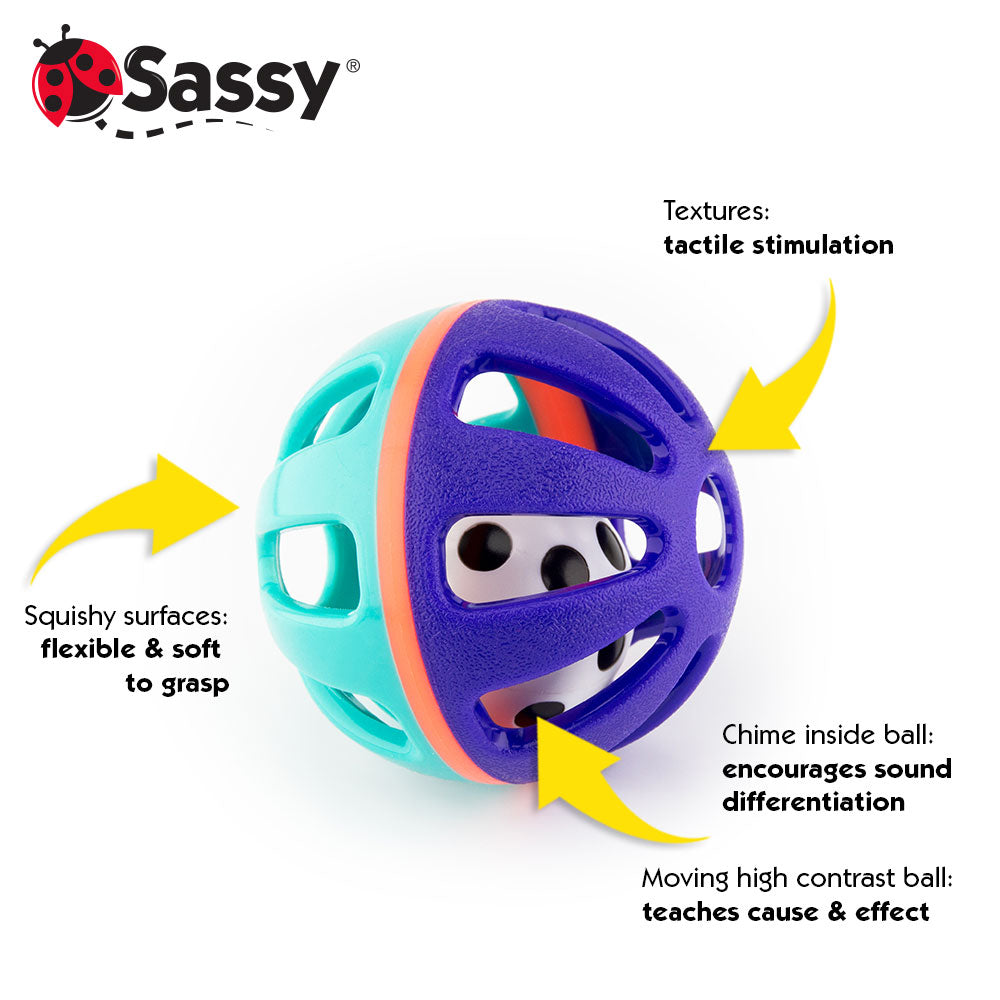 Sassy - Squish & Chime Ball