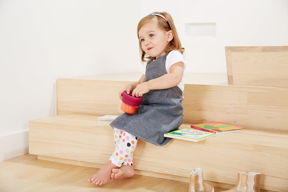 Boon - Snug Snack Containers with Stretchy Silicone Lids -Girl