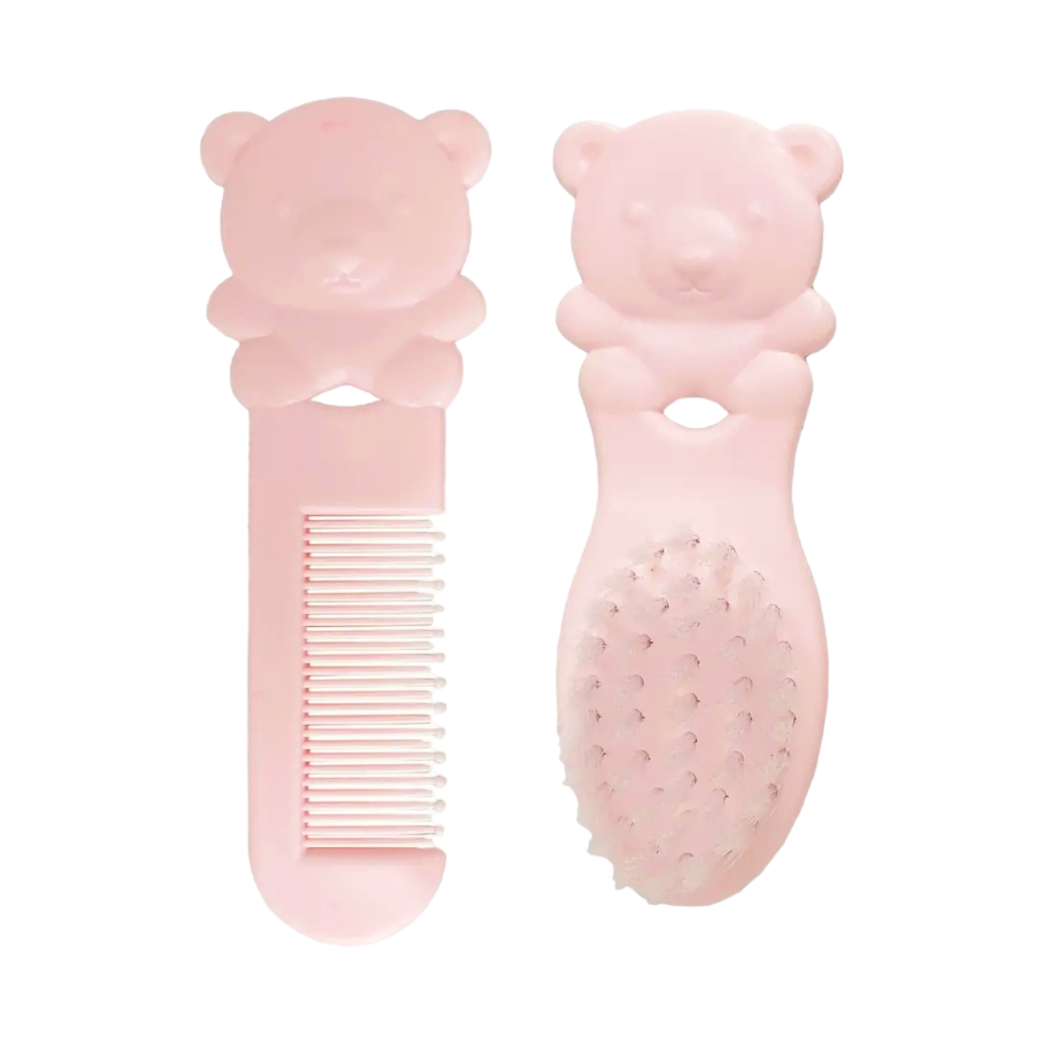 Baby Comb & Brush Set - Blue/Pink/Green