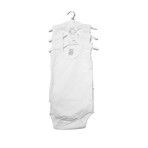 Baby Bodysuit Set White - 3pcs (12-18m S/L)