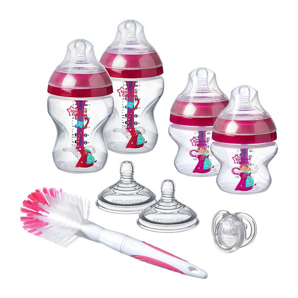 Tommee Tippee Advanced Anti-Colic Starter Bottle Kit- Girl