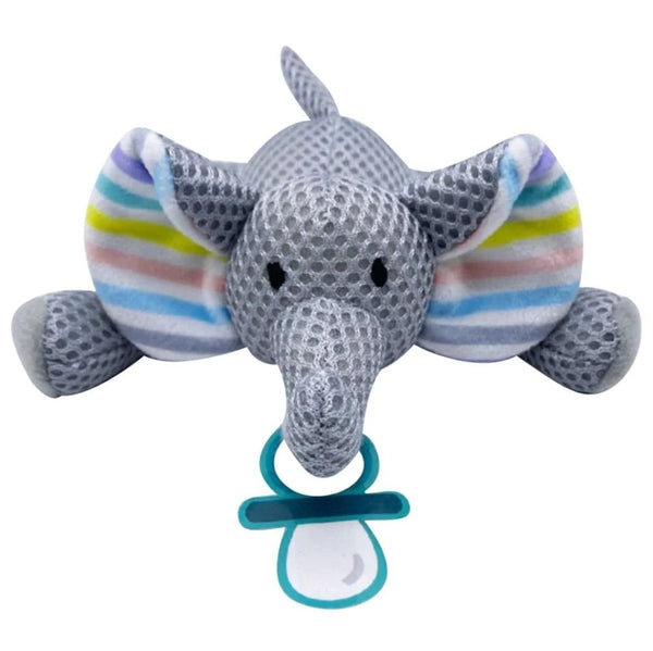 Baby Works - Pacifier Plush Holder (Elly The Elephant)