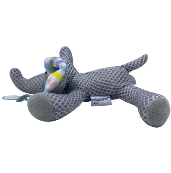 Baby Works - Pacifier Plush Holder (Elly The Elephant)