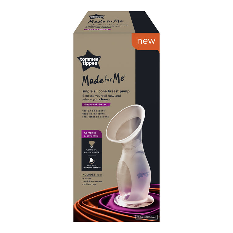 Tommee Tippee Silicone Manual Breast Pump and Let Down Catcher to Express, Relieve or Catch Excess Breast Milk