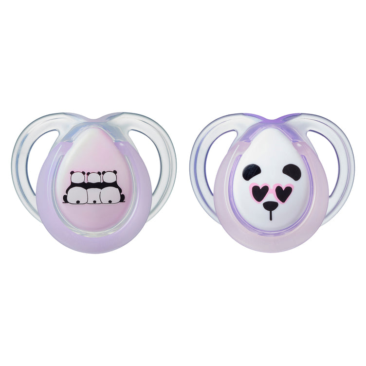 Tommee Tippee  Anytime Soother, Pack of 2,  (0-6 months) - Mix